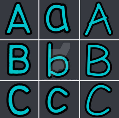 Alphabet Lore A and B cursor – Custom Cursor