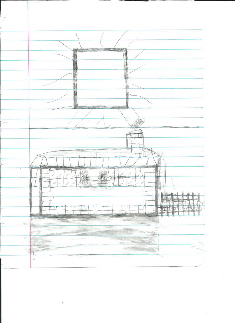 Minecraft House Sketch - Before by AMinecraftMaster