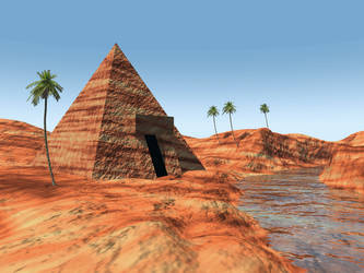 What a Vue - Small Pyramid Desert