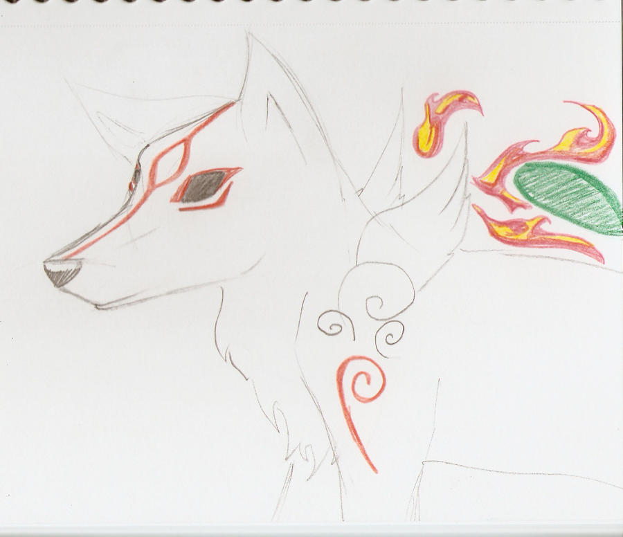 Okami Wolf by NeonScorpion on DeviantArt