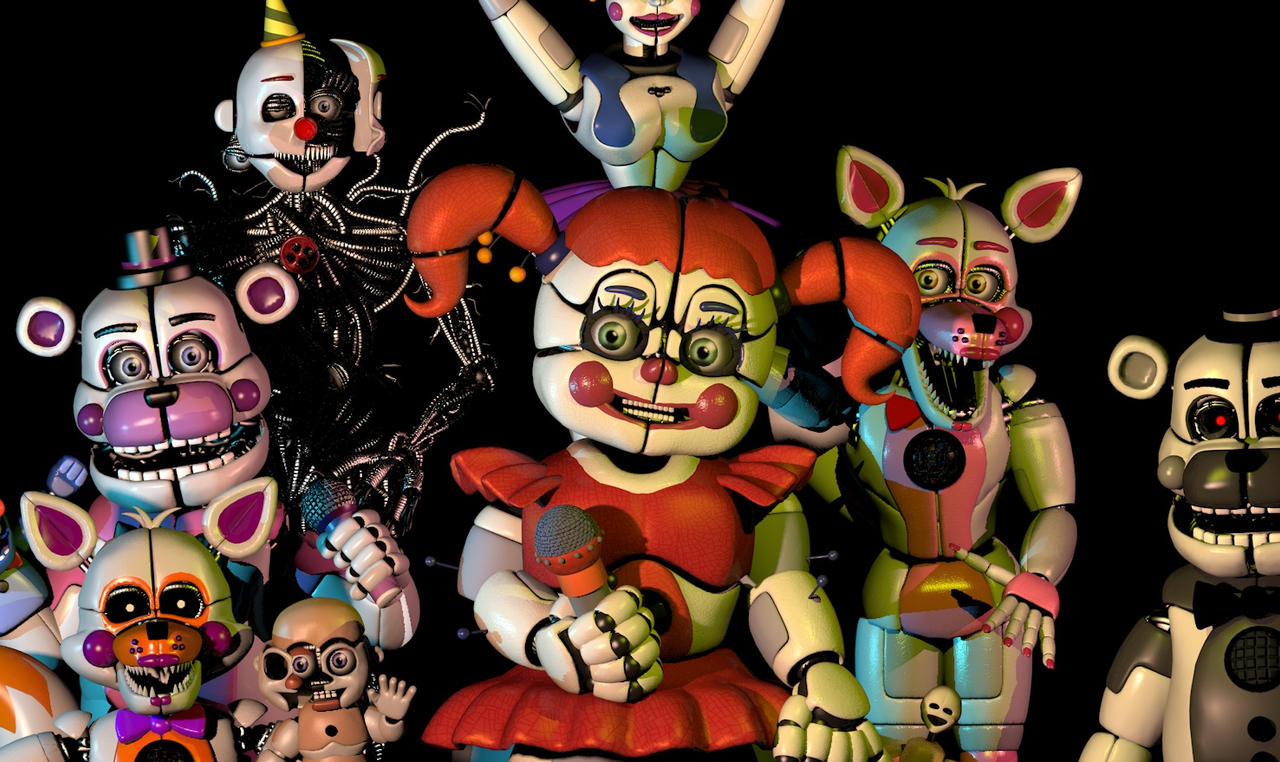 𝔸lex Bonilma on X: (C4D)FNAF 2 Pack Release - - After 6 months, today I  bring you this pack of models. I hope you enjoy. Sorry for the inactivity.  Model by: Scott/SWS/Illumix