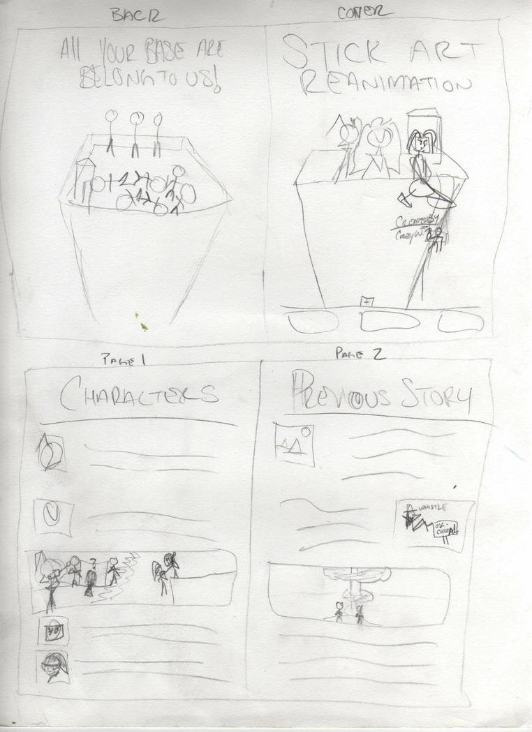 outline for a handmade comic book by Corey12287 on DeviantArt