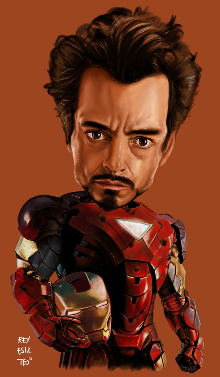 Iron Man Caricature