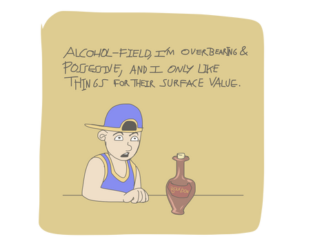 The (persistent) Misadventures of Alcohol-Field