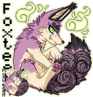 MFF Pixel Badge: Foxteeth