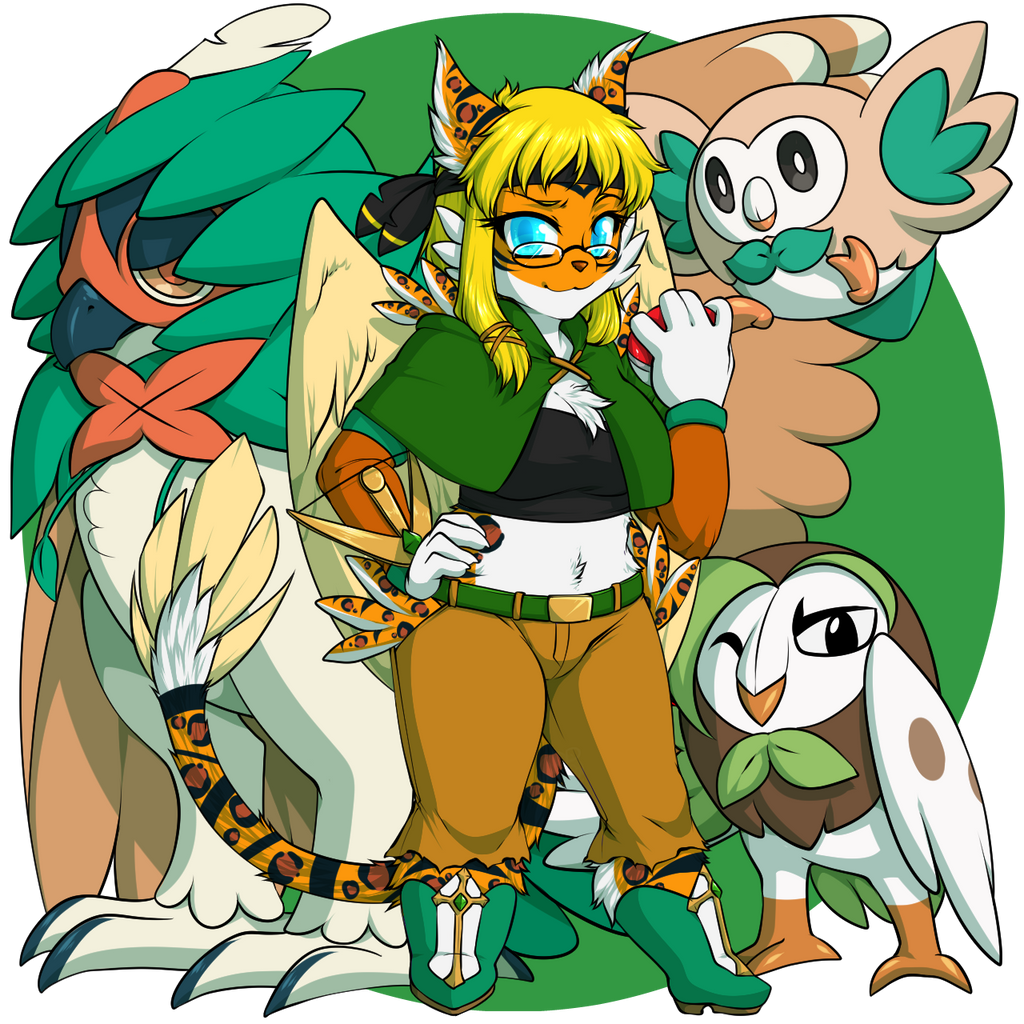 Rowlet Evo Line YCH