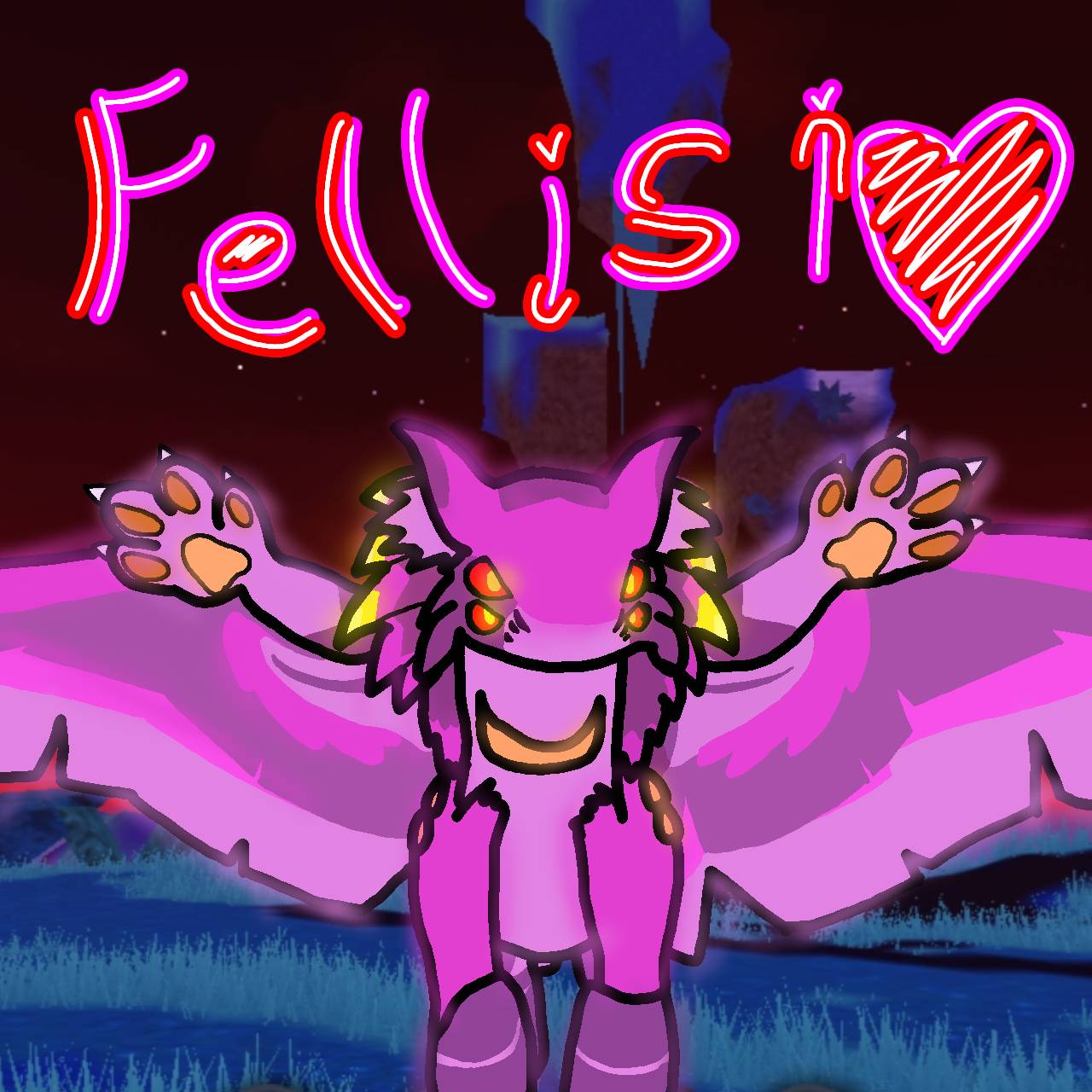 FELLISIO FANART COS(CREATURES OF SONARIA) by KyaraComics on DeviantArt