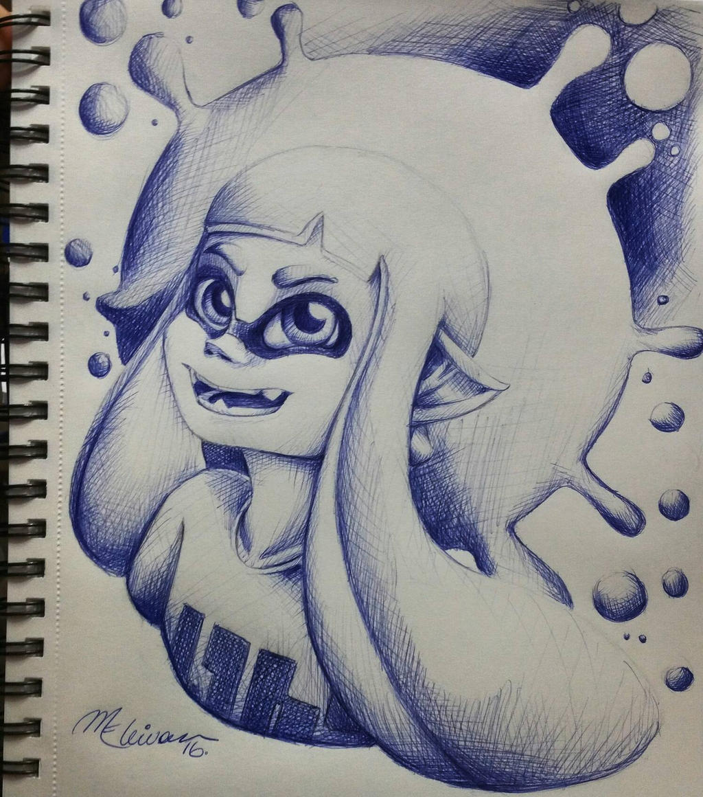 Inkling fanart by nakamaslee on DeviantArt