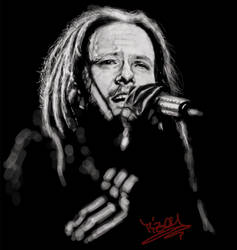 Jonathan Davis from Korn