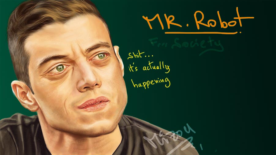 Mr Robot f society