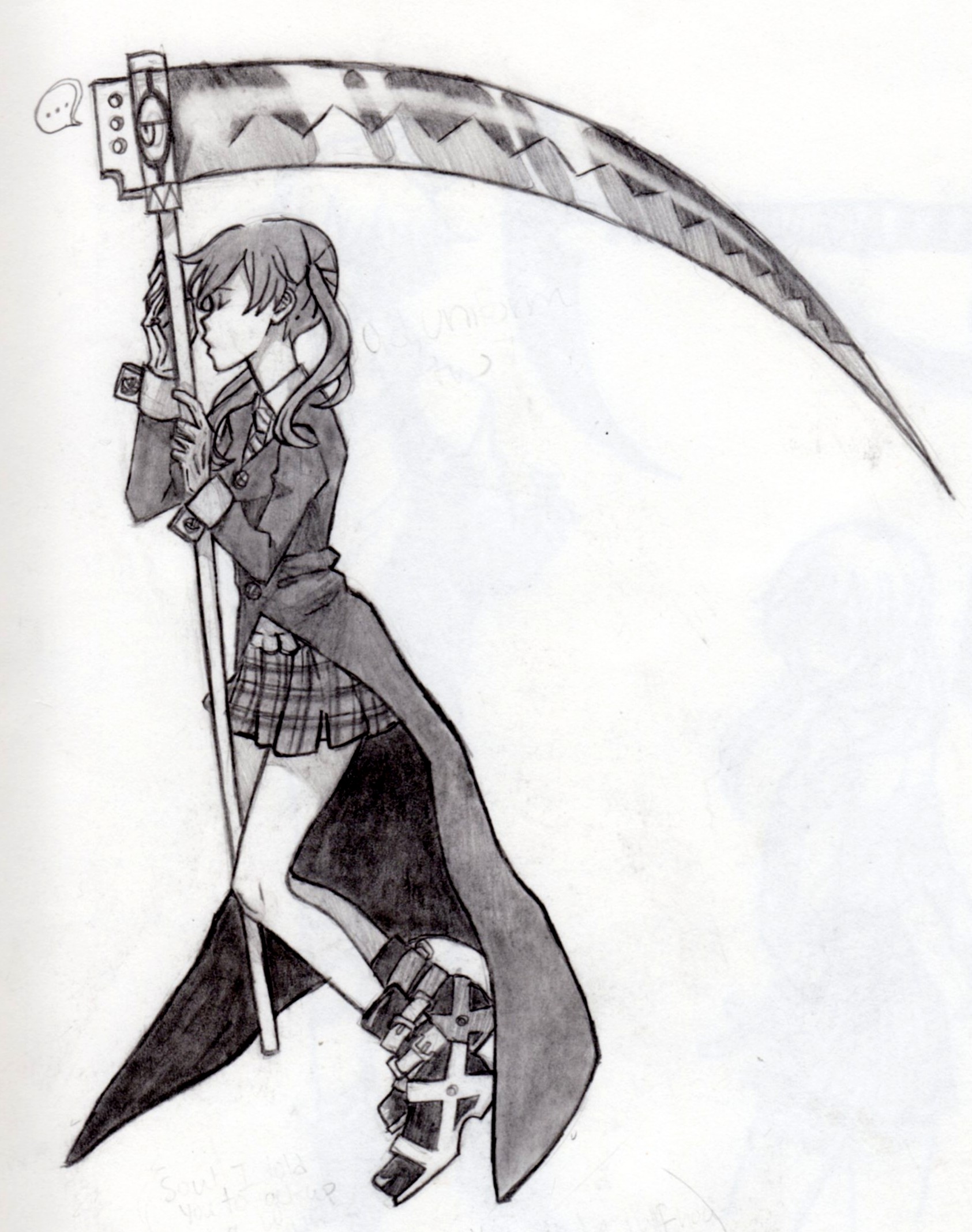 Maka and her Scythe