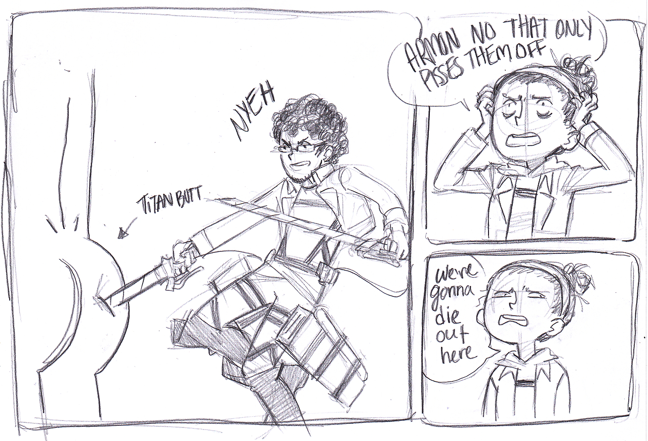 If Me and My Boyfriend Lived in Attack on Titan