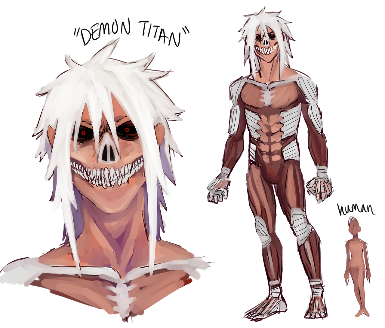AOT/SNK OC [ Reference. ] - Rogue Titan. by oreonggie
