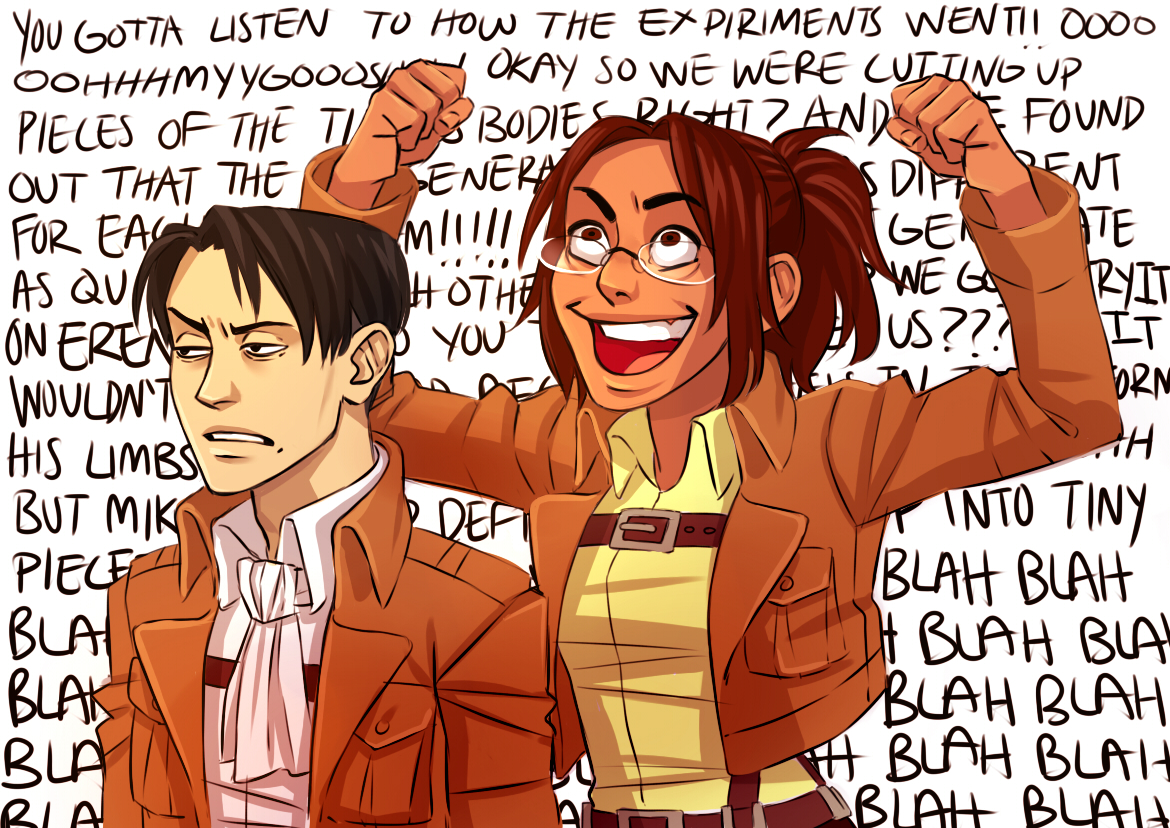 Levi and hanji i guess