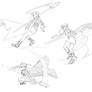 Maka Action Sketches