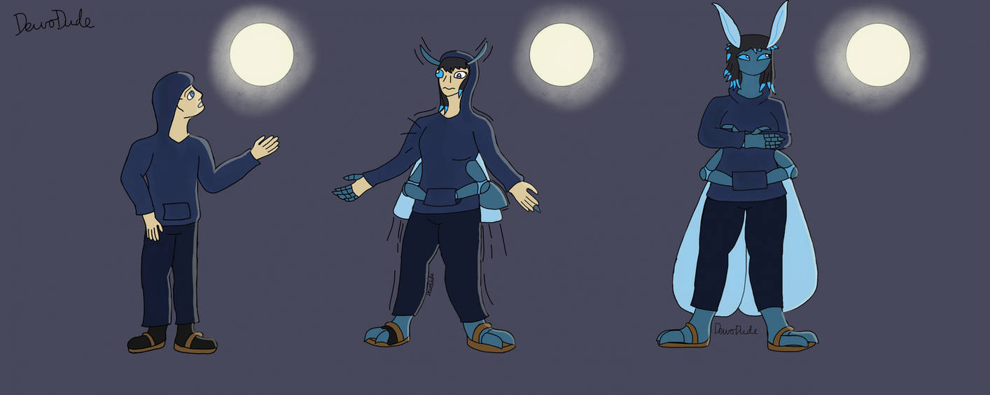 Changed by the moonlight - An anthro moth tftg by DewoDude on DeviantArt