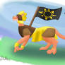 A flagbearer of the Scions of Sol