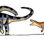Megalosaur and Titanosaur