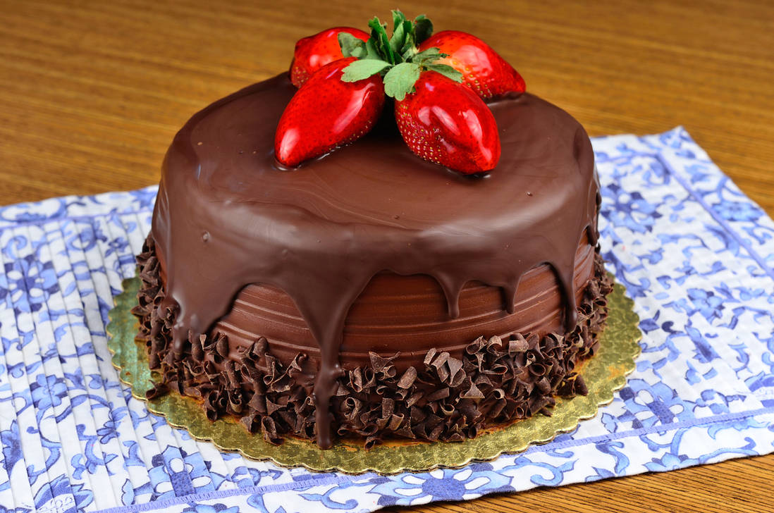 Double Chocolate Fudge Cake by Thrakki