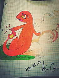 Charmander in battle 