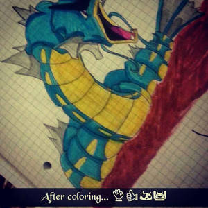 first gyarados drawing 