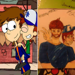 Future Dipper Pines and son
