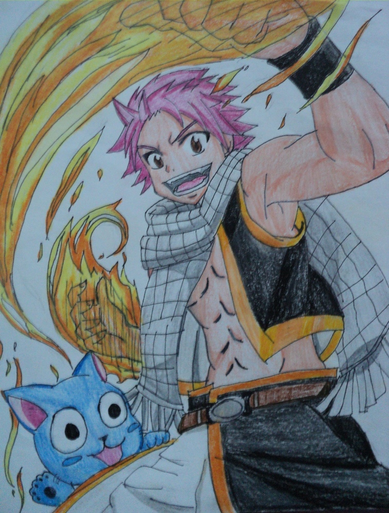 Natsu Dragneel and Happy