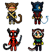 Neko X-men icons