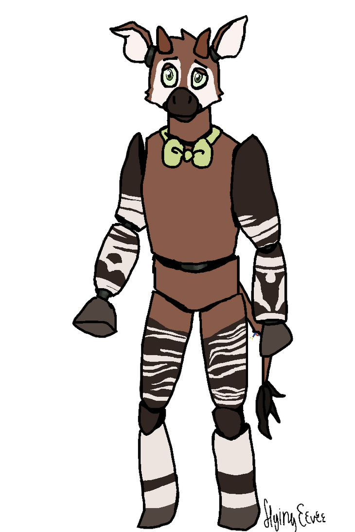 Oki the Okapi by FlyingEevee on DeviantArt