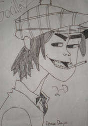 2-D Gorillaz Sketch