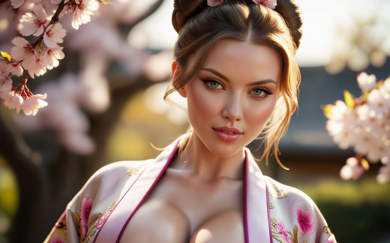 Cherry blossom retreat by lodt on DeviantArt