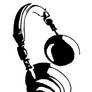 Headphones Stencil