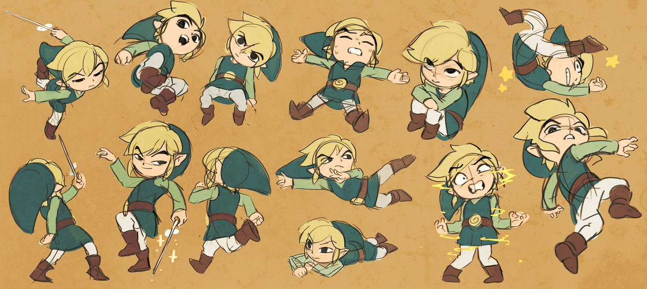 ToonLink Scribbles by Uzucake on DeviantArt