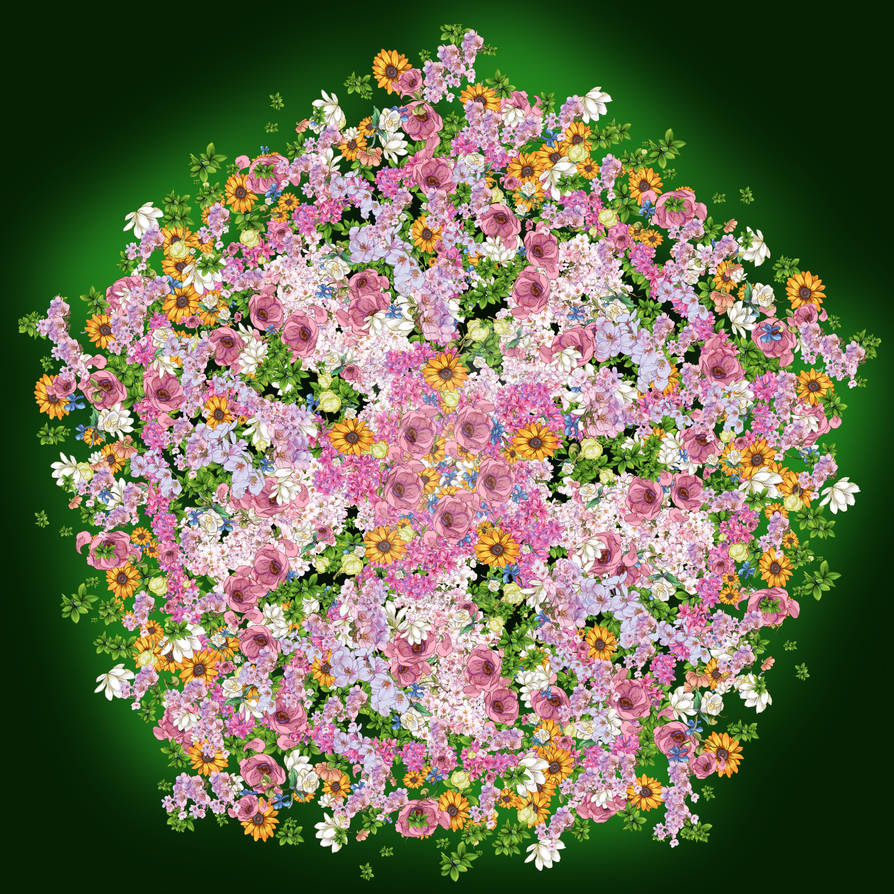 Mandala Flowers by MandalasLover on DeviantArt