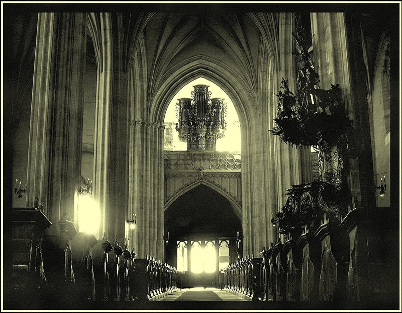 Cathedral - interior vintage
