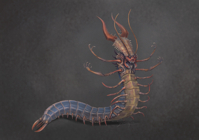 Insectoid Deviantart Centipede - insectoid concept 01 by Antarondol on DeviantArt