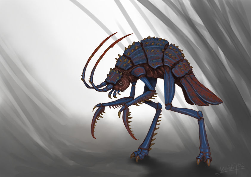 Insectoid Deviantart Insectoid Shrimp - insectoid concept 04 by Antarondol on DeviantArt