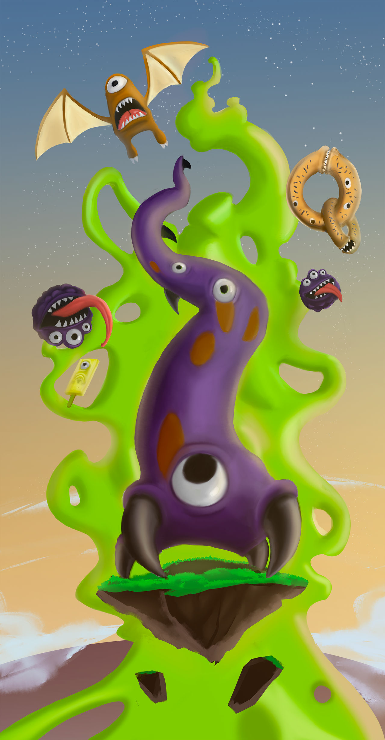 Monster explosion by Pablo-Rico on DeviantArt