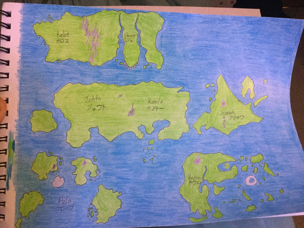 Pokemon Map by KodyMatsubaKaliko on DeviantArt
