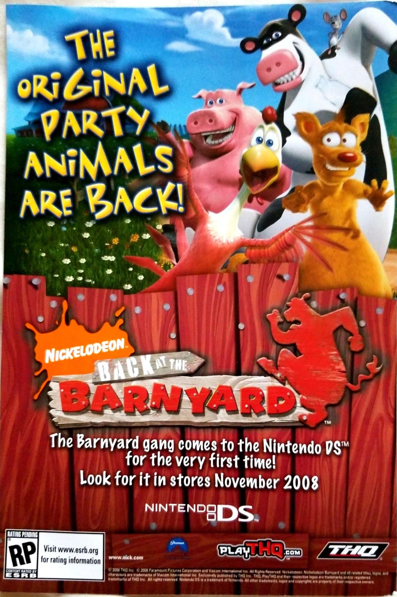 Back at the Barnyard video game ad by JTeka on DeviantArt