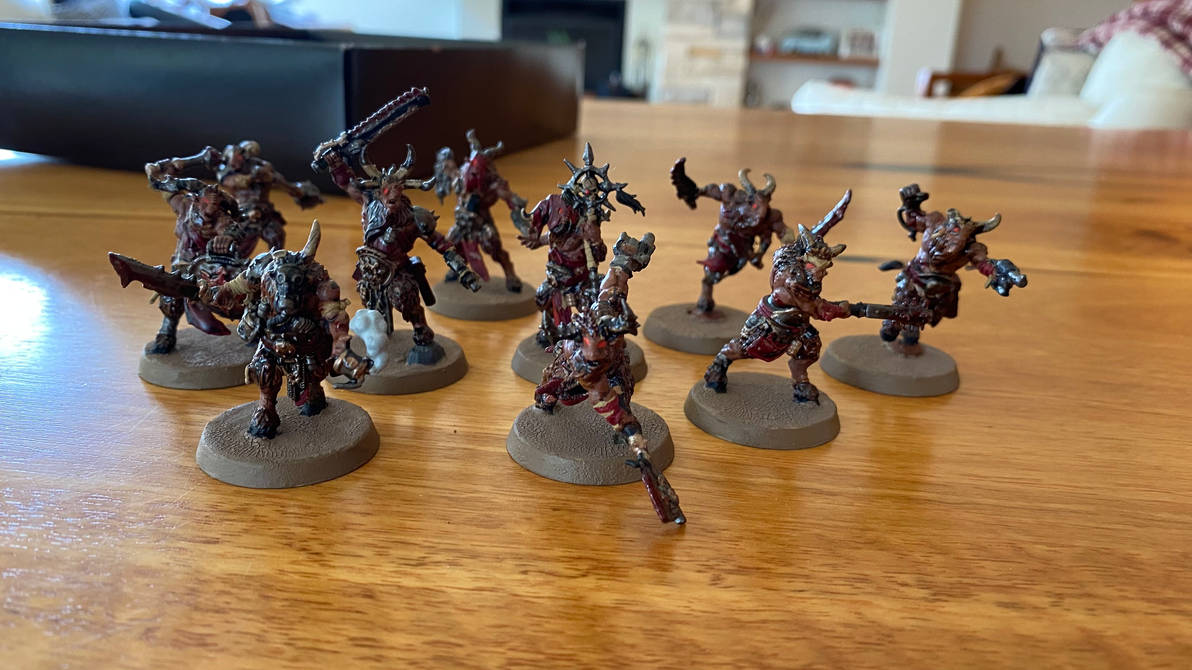 Fellgor Ravagers (Beastmen) by AgentVenom29 on DeviantArt