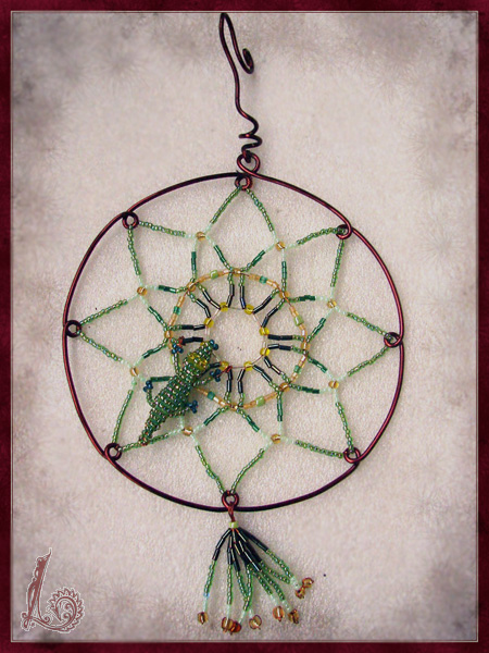 Dreamcatcher with crocodile