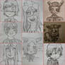 Hetalia FNaF drawings