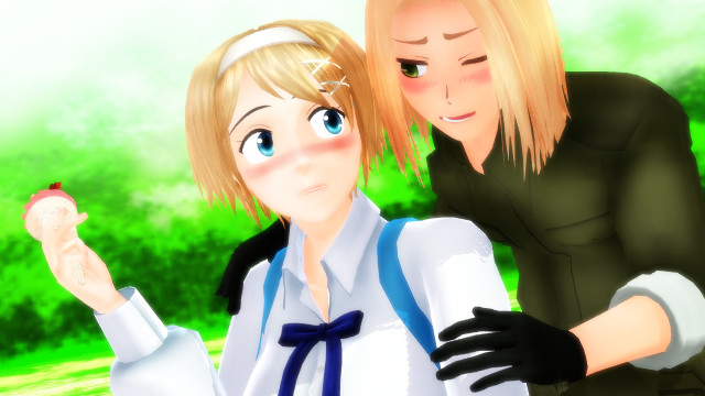 MMD Poland And Ukraine ' Guess Who~?'