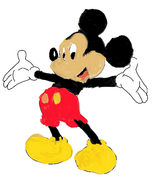 Colored Mickey