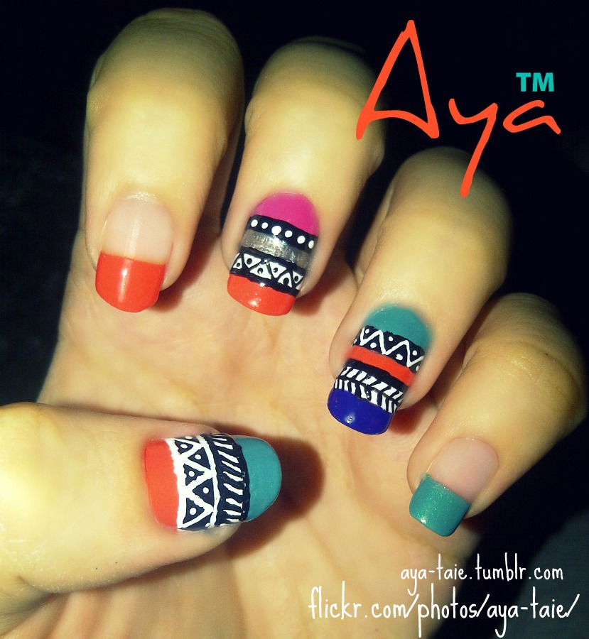 Tribal Nail Art