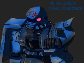 MS-06F ZAKU II COBRA CUSTOMIZE