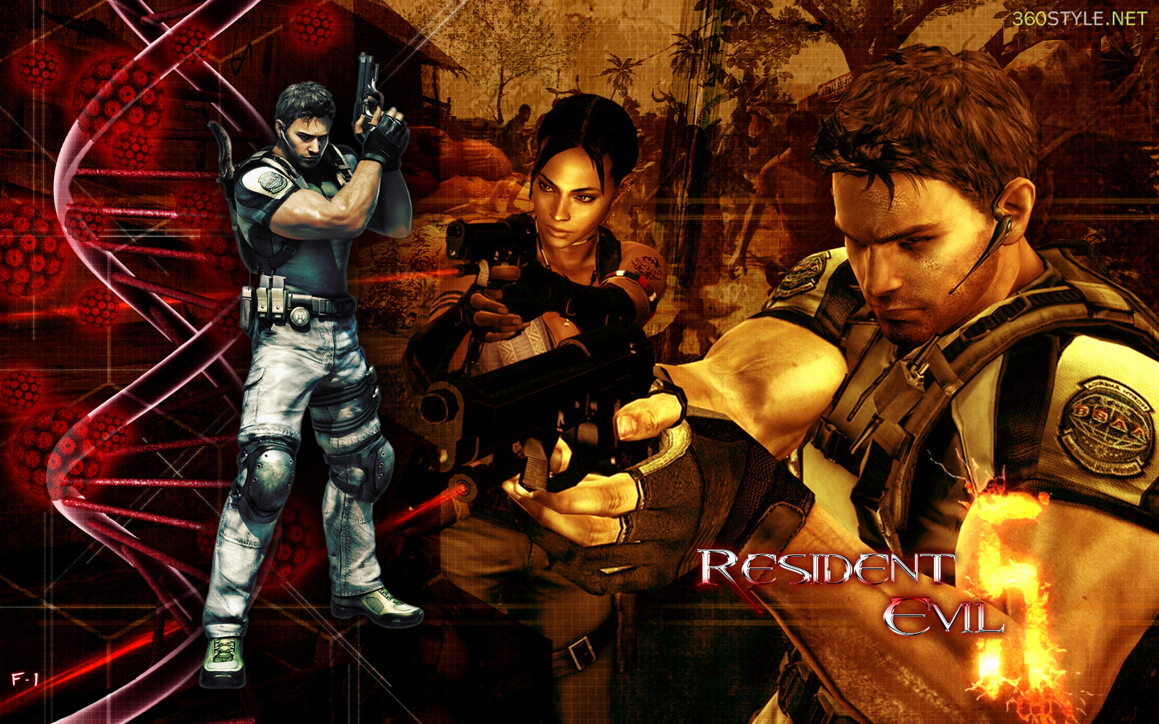 Resident Evil 5 Wallpaper No.1 by F-1 on DeviantArt