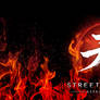 Street Fighter Assassin's Fist Logo (Flames/Black)