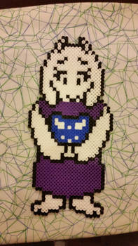 Toriel Perler Beads